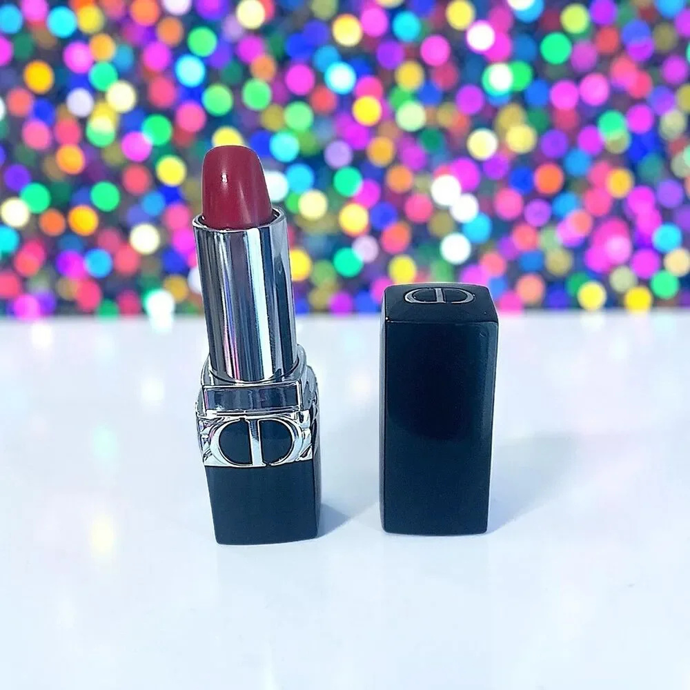 CHRISTIAN DIOR ROUGE DIOR SATIN LIP BALM In Shade 999 0.12 OZ New without box